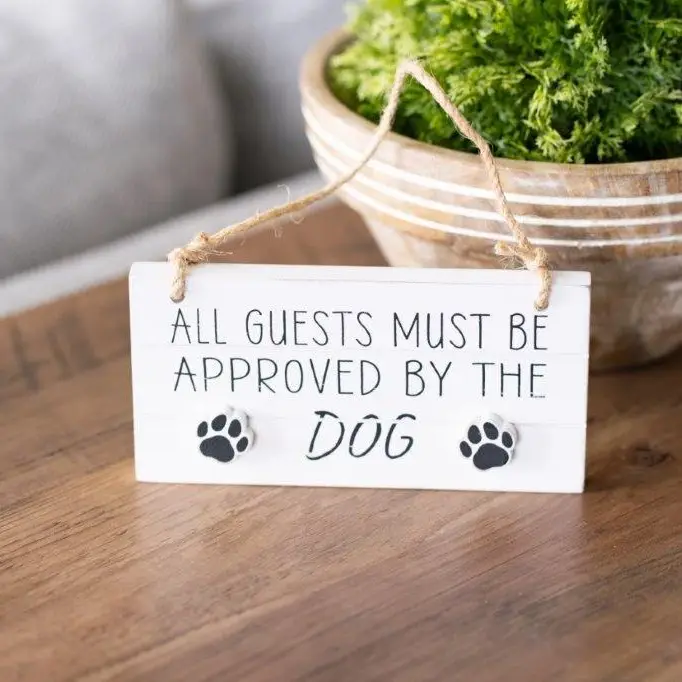 "Guests must be approved" Framed Sign