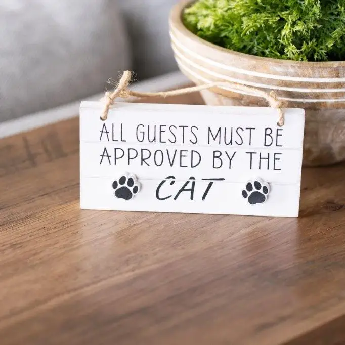 "Guests must be approved" Framed Sign