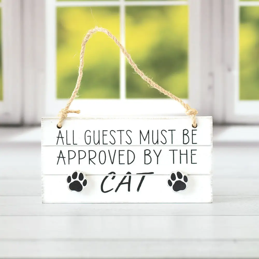 "Guests must be approved" Framed Sign